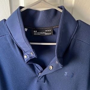 UA sweaterfleece snap mock pullover